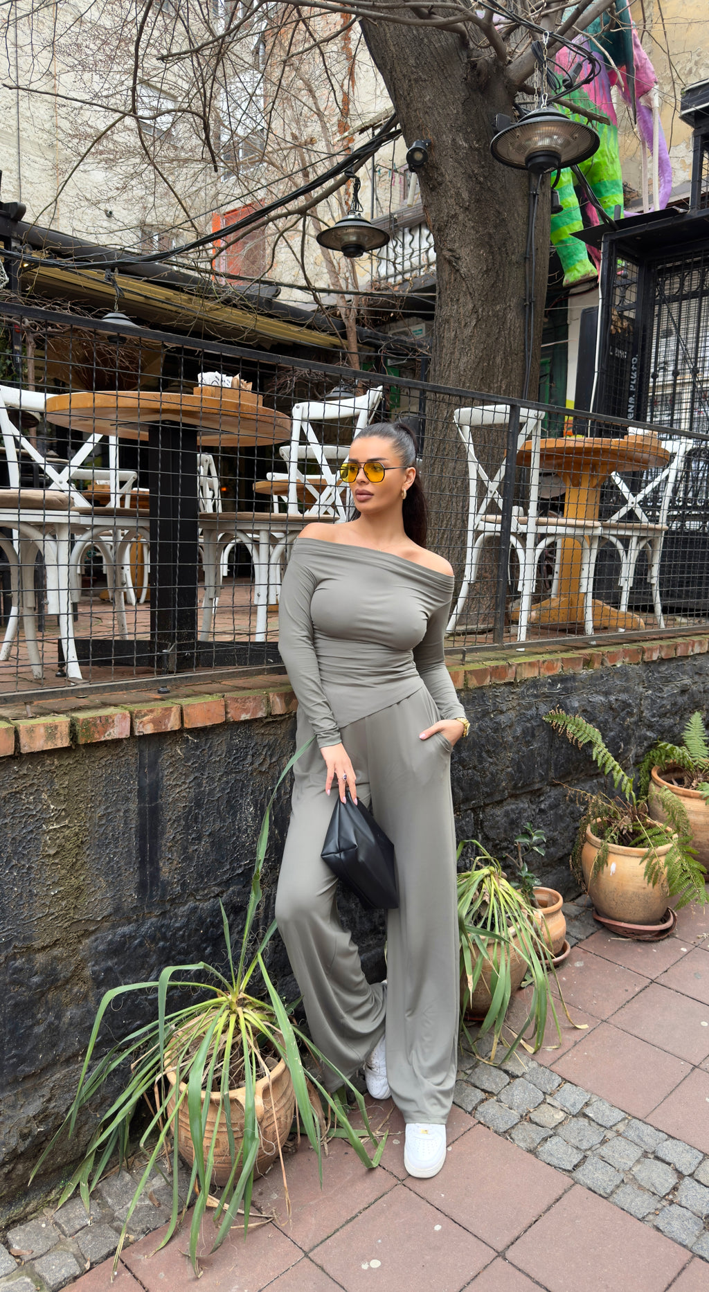 Maslinasto zeleni komplet