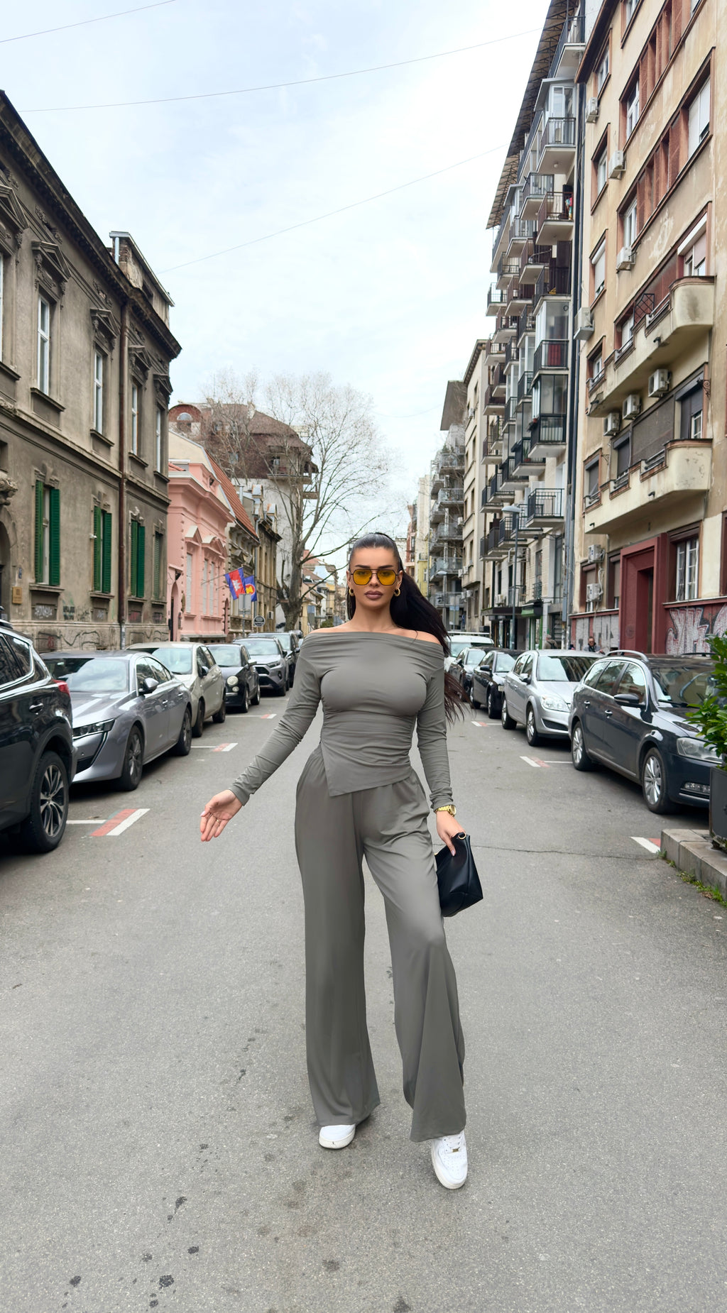 Maslinasto zeleni komplet