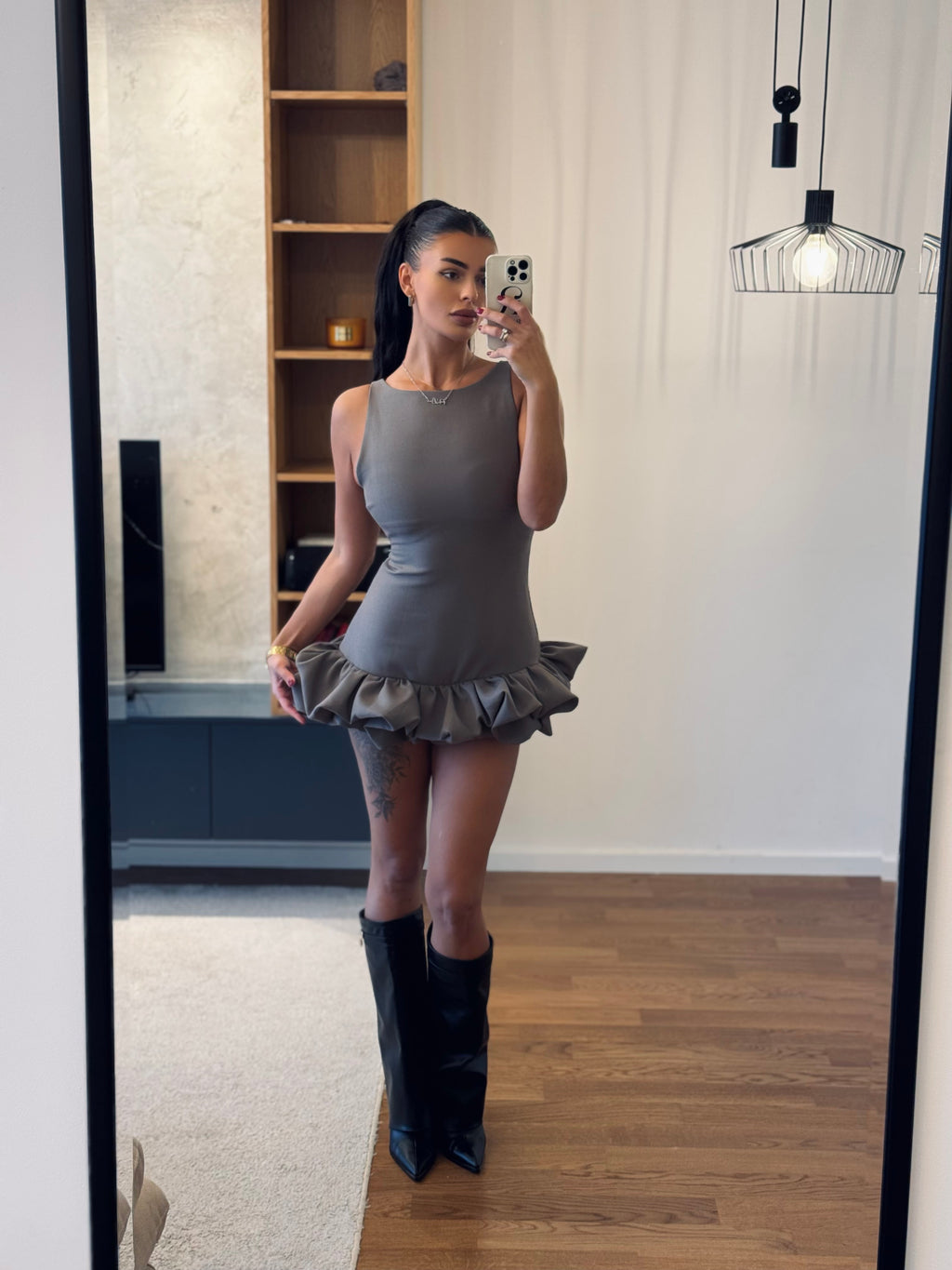 Haljina kombinezon sa šorcem ispod