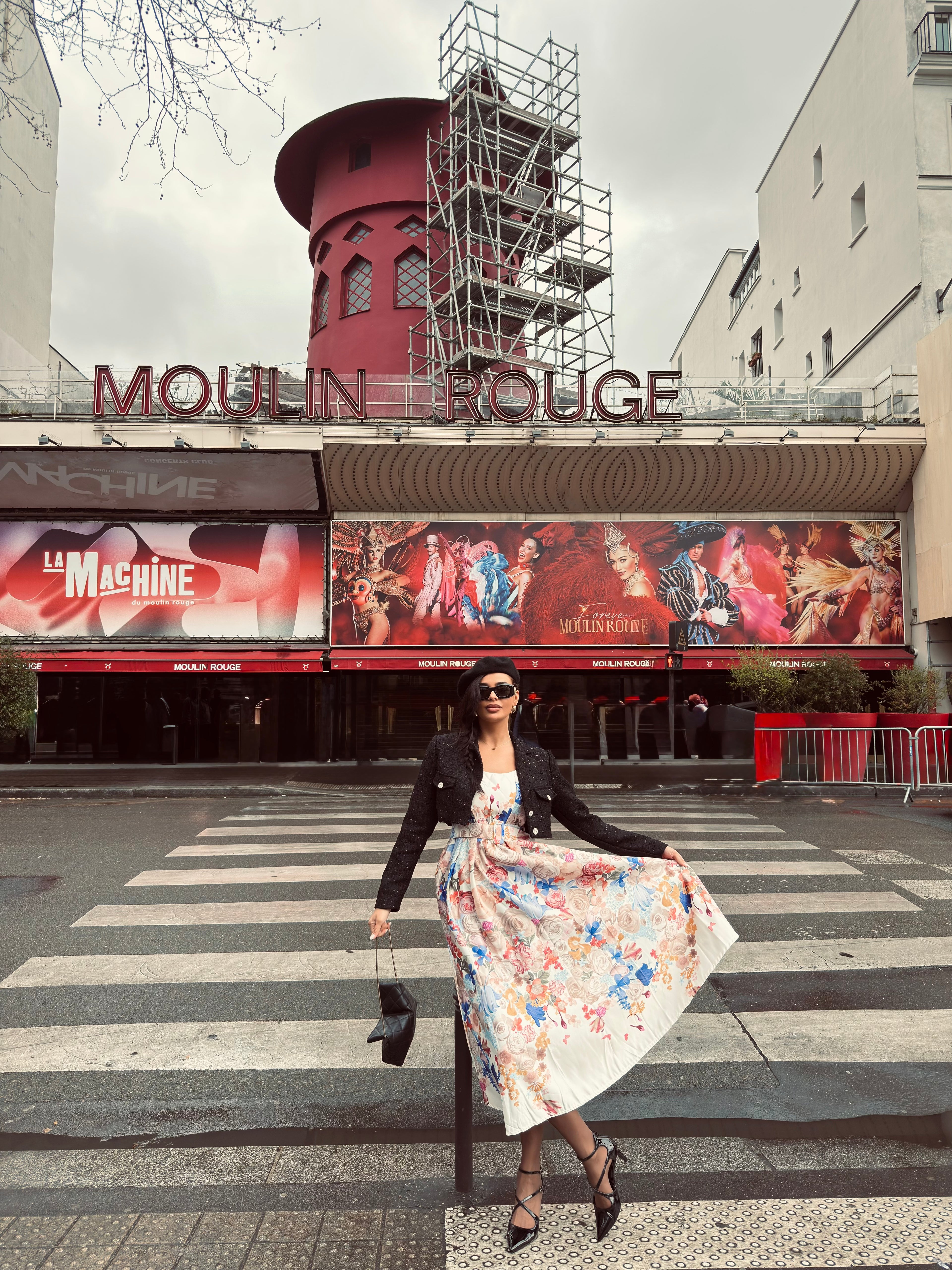 Cvetna Uni haljina sa pojasom